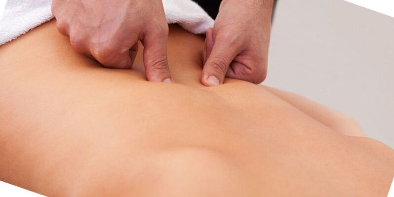масаж за болки в гърба